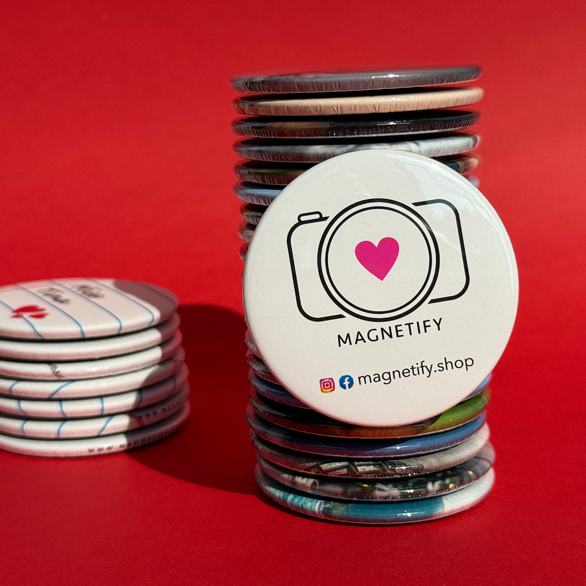 Кръгли магнити - 50 броя